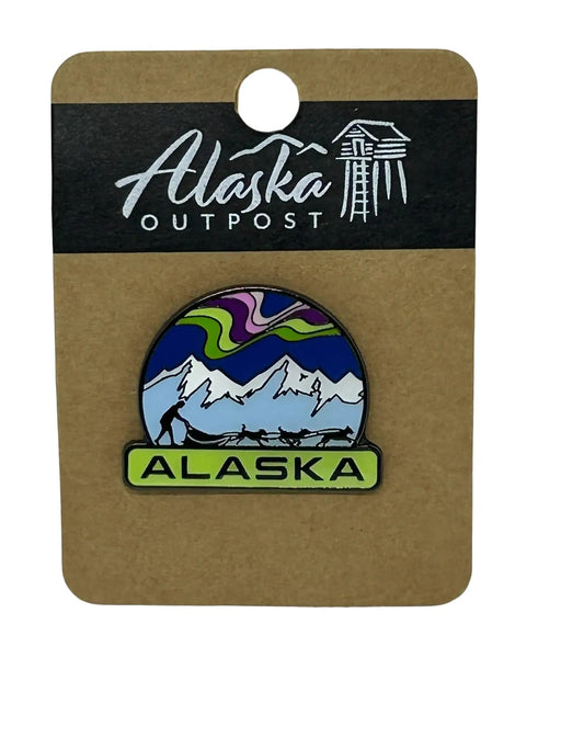 Northern Lights Dog Team Pin COLLECTIBLES / PINS