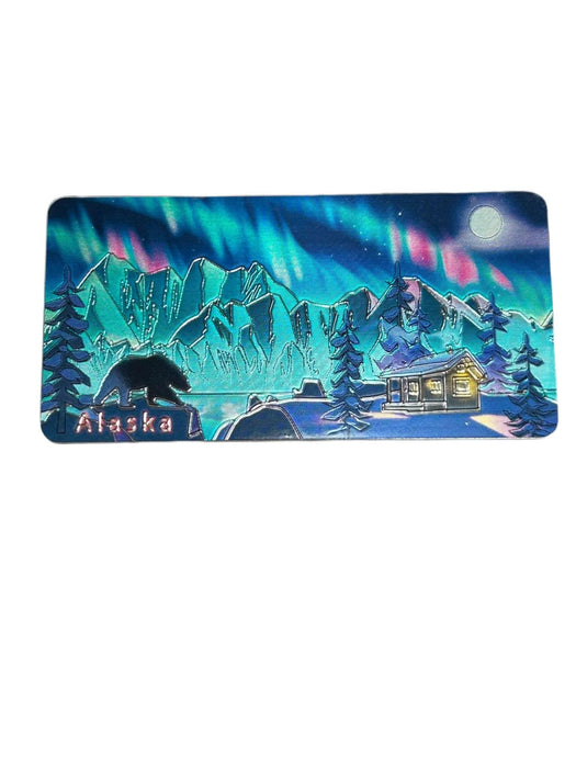 Northern Lights Dusk, Foil Magnet COLLECTIBLES / MAGNETS