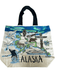 Northern Lights Map, Canvas Bag TRAVEL / TOTES & BAGS