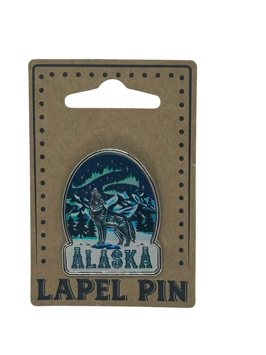 Northern Lights Wolf Pin COLLECTIBLES / PINS