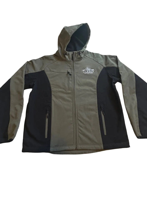 Olive, Mckinley Hooded Softshell Jacket SOFT GOODS / JACKETS