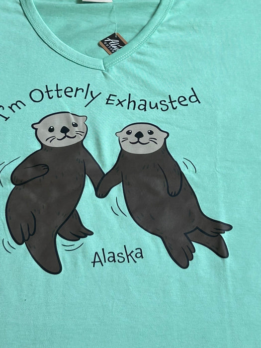 Otterly Exhausted, Night Shirt Soft goods/ SleepShirts