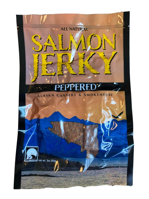 Peppered Salmon Jerky FOOD / FISH