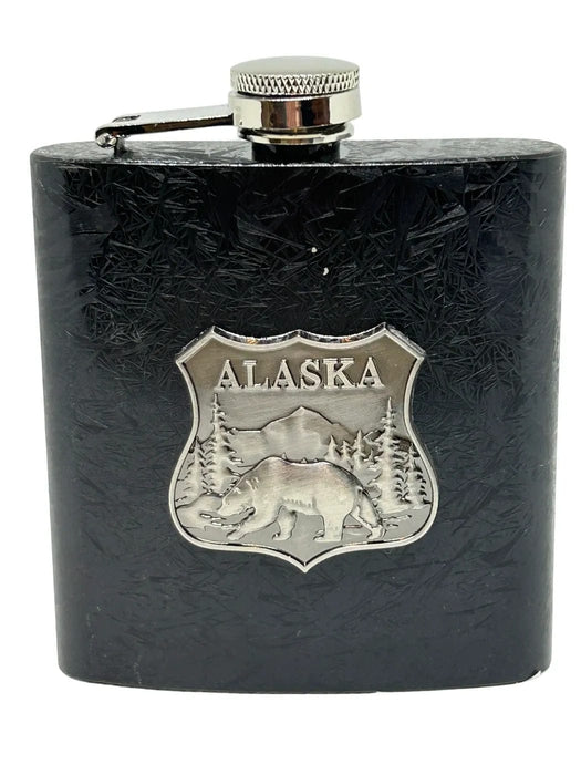 Pewter Bear Badge, Flask Travel/Bottles and Cups