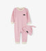Pink Bear Baby Coverall & Hat Soft Goods / Baby