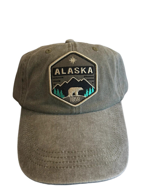 Polygon Alaska Bear 1959, Wash Baseball Hat WEARABLES / BASEBALL HATS
