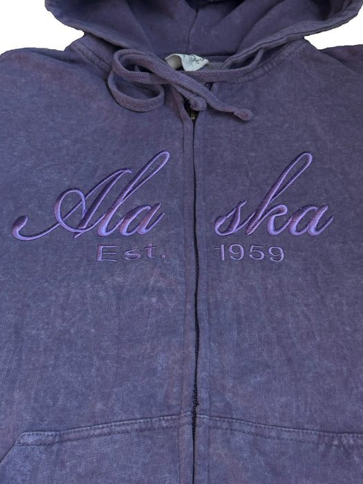 Puffed Alaska Established Tonal, Full Zip Hoodie Sweatshirts