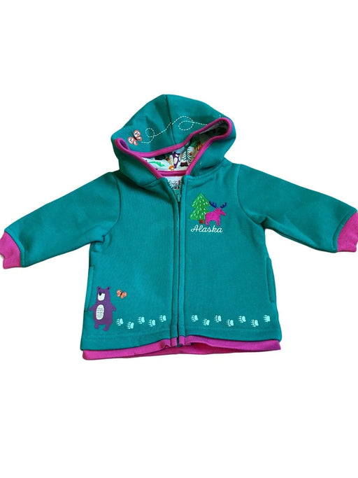 Rainbow Critter Zip up Infant Jacket Soft Goods / Baby