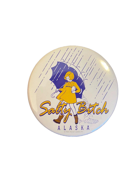 Salty Bitch Circle Magnet COLLECTIBLES / MAGNETS
