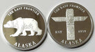 Silver  Bear & Totem, Alaska Coin COLLECTIBLES / MISC