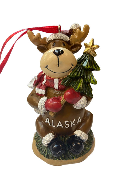 Sitting Moose, Ornament COLLECTIBLES / ORNAMENTS