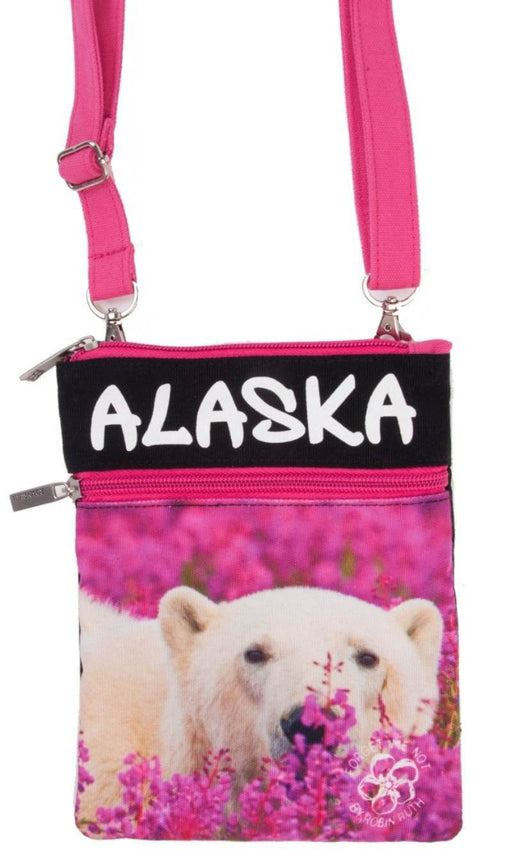 Small Polar Bear in Flowers  Bag TRAVEL / TOTES & BAGS