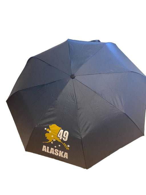 Sporty Gold & Navy Umbrella
