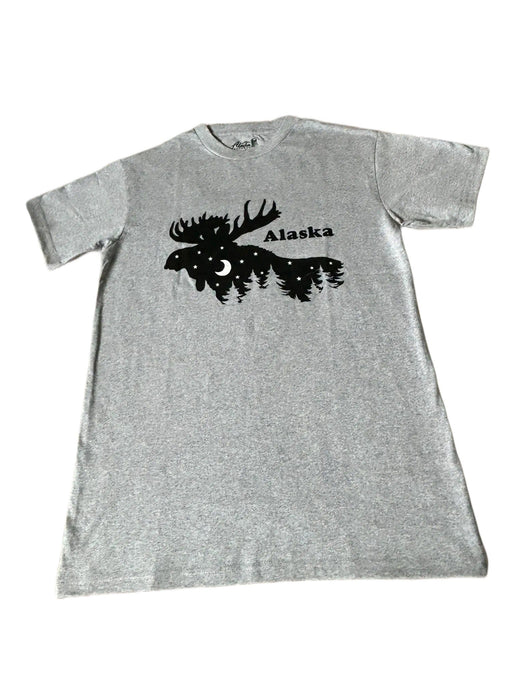 Starry Night Moose Alaska T-shirt SOFT GOODS / T-SHIRT