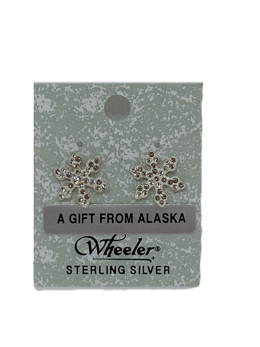 Sterling Silver Snowflake, Earrings JEWELRY