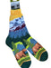 Summer Mountain Bear, Towel Sock WEARABLES / SOCKS