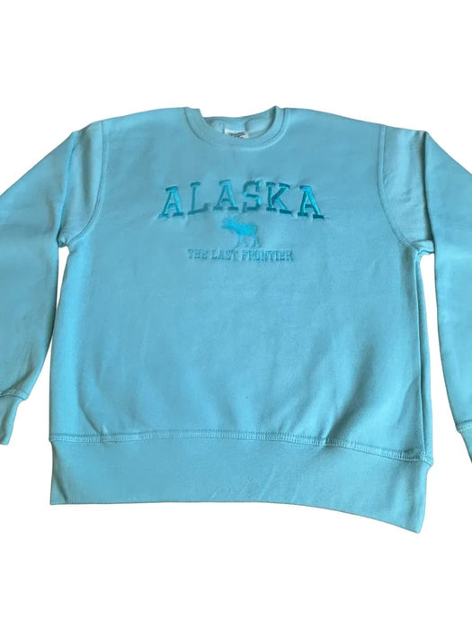 Tonal Alaska Moose Last Frontier, Crewneck CREWNECKS