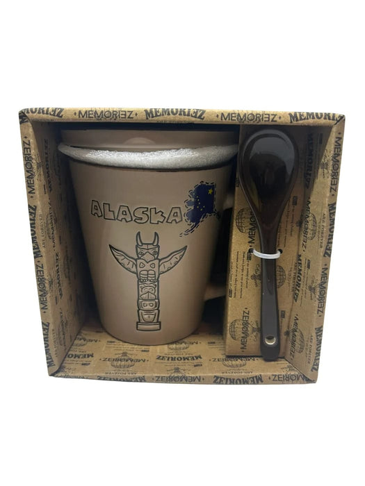 Totem Mug with Coaster and Spoon Set KITCHEN / MUGS, ASSORTED
