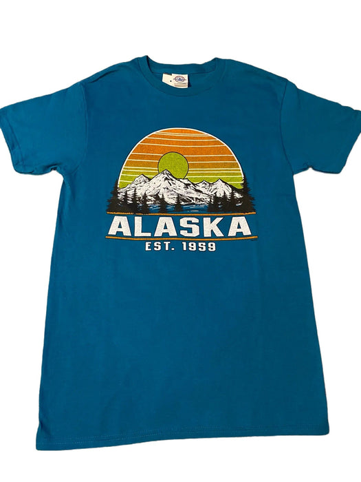 Twilight Mountain Sunset Adult T-shirt SOFT GOODS / T-SHIRT