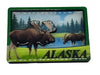 Two Moose in the Stream Magnet COLLECTIBLES / MAGNETS
