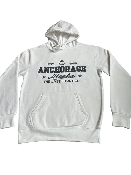 White, Anchorage Anchor Hoodie SOFT GOODS / S-SHIRTS