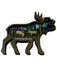 Wood Layered Color Moose Magnet COLLECTIBLES / MAGNETS
