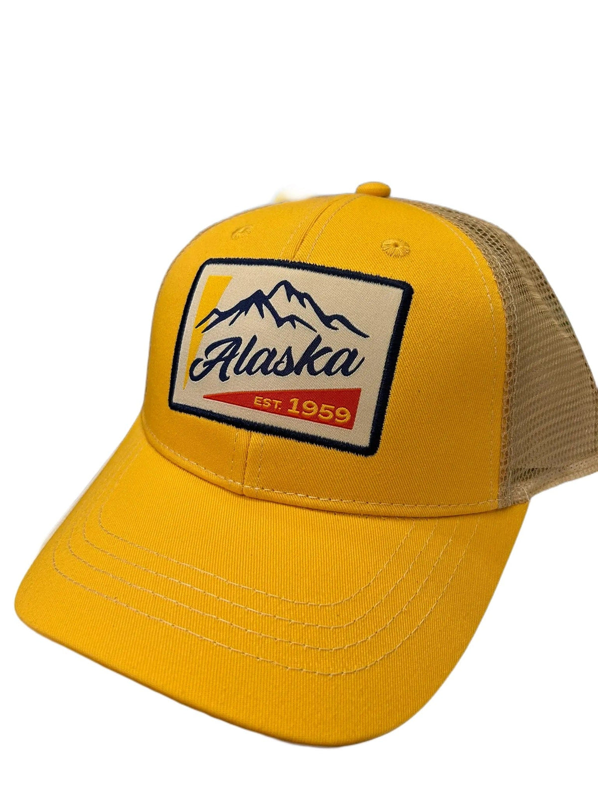 Yellow Teddy Patch Trucker Cap Trucker Snapback Smiley Golden – Troy Lee Designs main image 3