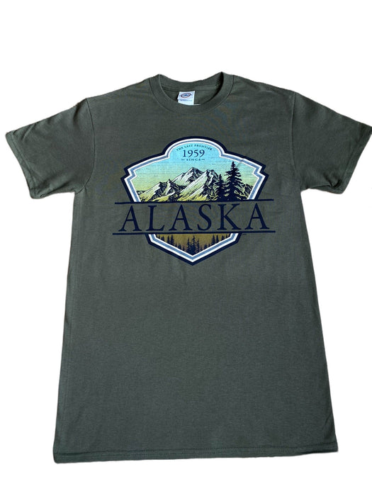 Yester years Mt Tree Shield,  Adult T-shirt SOFT GOODS / T-SHIRT