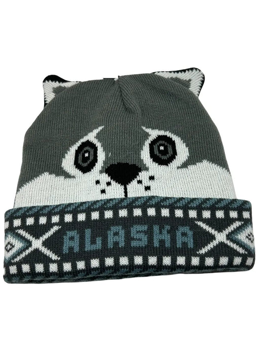 Youth Husky Face, Winter Hat KIDS / HATS