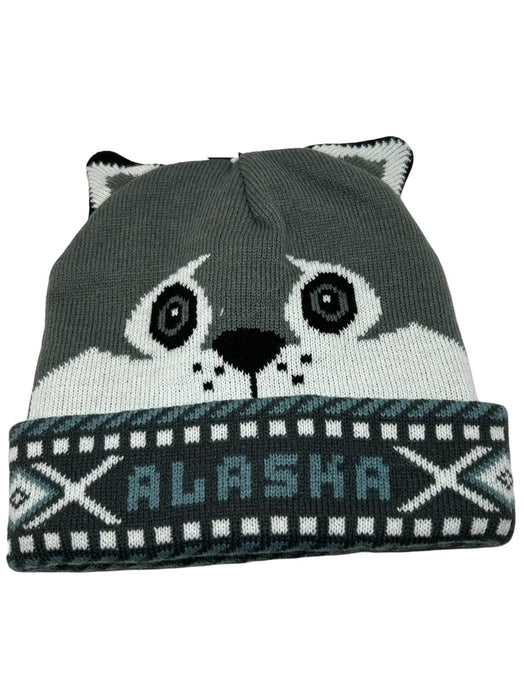 Youth Husky Face, Winter Hat KIDS / HATS
