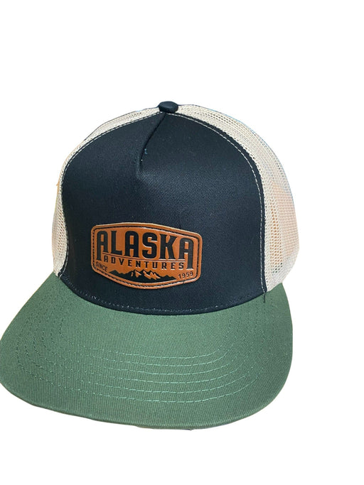 Alaska Adventure, Flat bill Trucker Hat WEARABLES / BASEBALL HATS