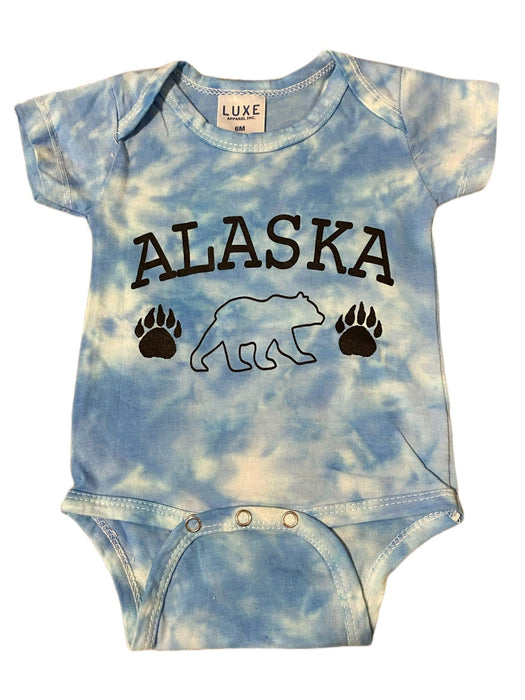 Alaska Bear with Paws, Tie Dye Onesie SOFT GOODS / KIDS