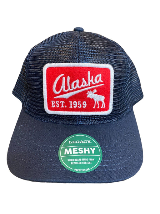 Alaska EST 1959 Moose, Mesh Adult Hat WEARABLES / BASEBALL HATS