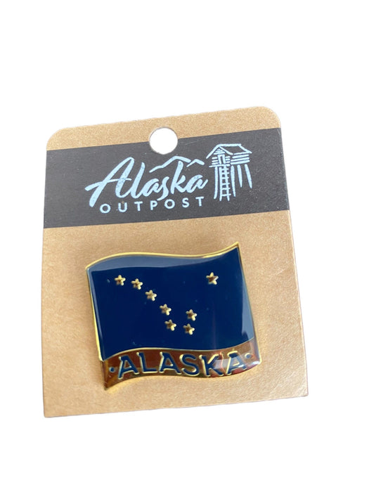 Alaska Flag Navy & Gold, Pin COLLECTIBLES / PINS
