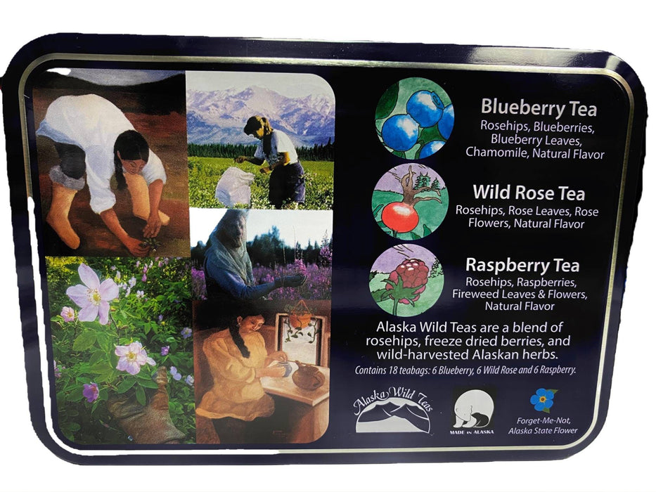 Alaska Herbal Tea Sampler, Gift Tin FOOD / TEA