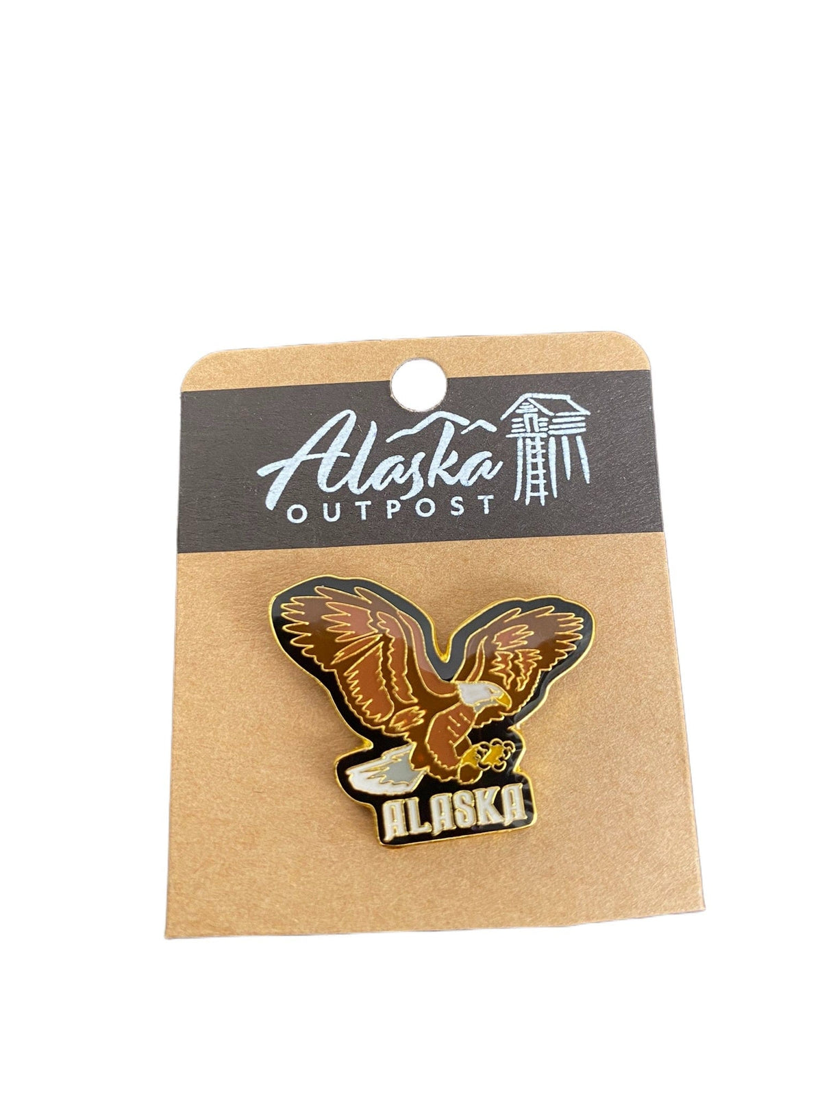 Alaska Soaring Eagle Pin — Polar Bear Gifts