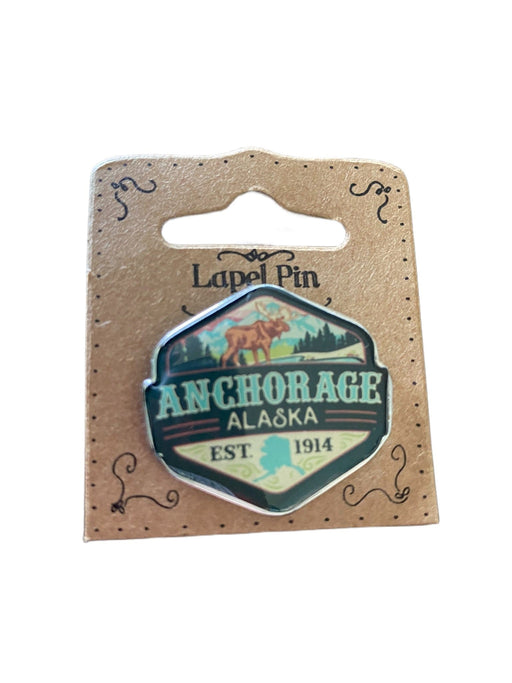 Anchorage Badge, Moose Pin COLLECTIBLES / PINS
