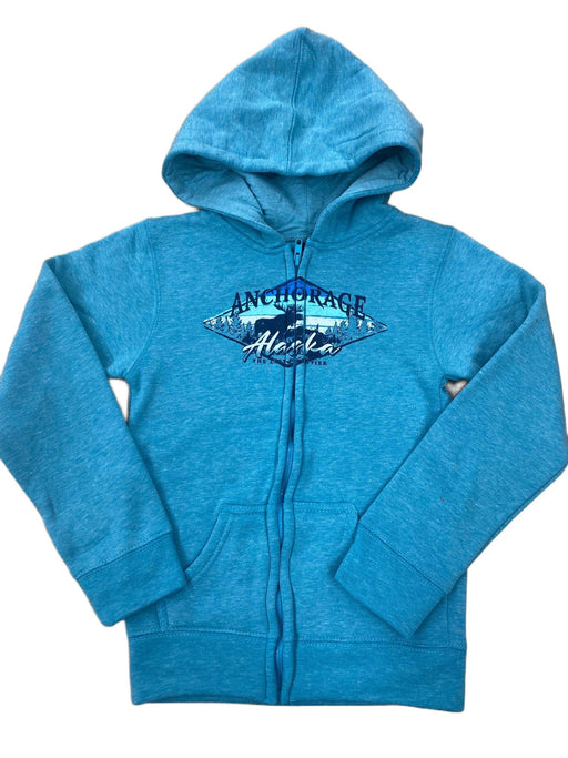 Anchorage Moose Youth Full Zip Hoodie Kids / Sweatshirt