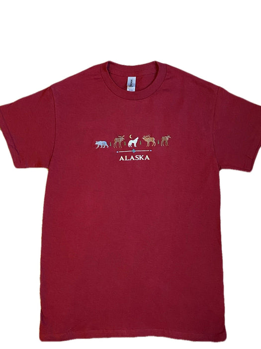Animal Line Up Embroidered T-Shirt SOFT GOODS / T-SHIRT