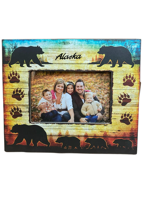 Bear and paw print, Picture Frame Picture Frame