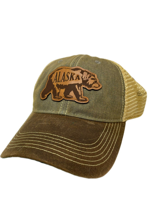 Bear Leather Patch, Trucker Hat WEARABLES / BASEBALL HATS