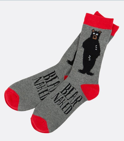 Bear Naked Men's Crew Socks - Polar Bear Gifts