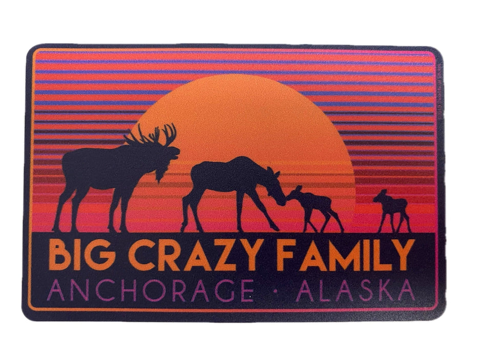 Big Crazy Family, Moose sticker COLLECTIBLES / STICKERS