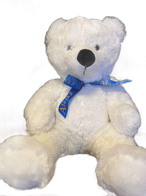 Plush Creations, Inc., Toys, Vintage Plush Teddy Polar Bear In Coat  Alaska Stuffed Animal Plush Creations
