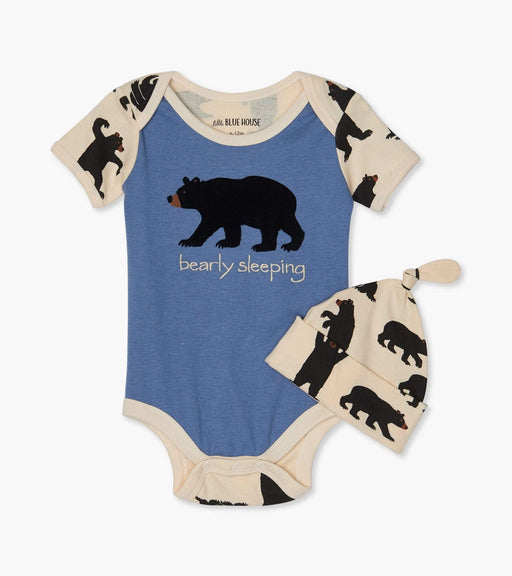 Black Bears Baby Bodysuit & Hat - Polar Bear Gifts