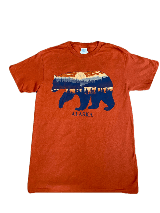 Colored Mountain Bear, Adult T-shirt SOFT GOODS / T-SHIRT