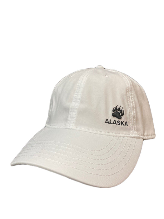 Cool Fit White, Bear Paw Baseball Hat WEARABLES / BASEBALL HATS