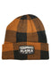 Copper Plaid Mountain Patch, Winter Hat WEARABLES / WINTER HATS