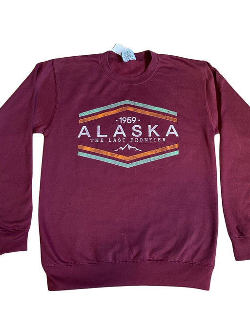 Alaska Sweatshirt Alaska Hoodie Retro Crewneck Preppy Sweatshirt