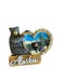 Heart Black Bear snow Scene Magnet COLLECTIBLES / MAGNETS